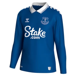 Everton Voetbaltenue 2023-2024 Thuisshirt - L/S
