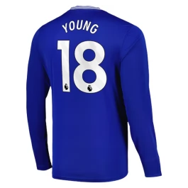 Everton Young 18 Thuisshirt 2024-2025 L/S Voetbaltenue