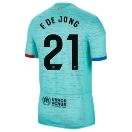 FC Barcelona F.De Jong 21 Third Shirt 2023-2024 Voetbaltenue