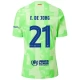 FC Barcelona F.De Jong 21 Third Shirt 2024-2025 Voetbaltenue