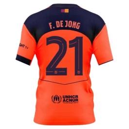 FC Barcelona F.De Jong 21 Third Shirt 2025-2026 Voetbaltenue