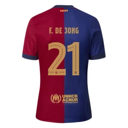 FC Barcelona F.De Jong 21 Thuisshirt 2024-2025 Voetbaltenue