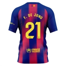 FC Barcelona F.De Jong 21 Thuisshirt 2025-2026 Voetbaltenue FC Barcelona F.De Jong 21 Thuisshirt 2025-2026 Voetbaltenue