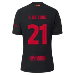 FC Barcelona F.De Jong 21 Uitshirt 2024-2025 Voetbaltenue