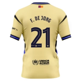 FC Barcelona F.De Jong 21 Uitshirt 2025-2026 Voetbaltenue