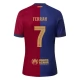 FC Barcelona Ferran 7 Thuisshirt 2024-2025 Voetbaltenue