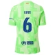 FC Barcelona Gavi 6 Third Shirt 2024-2025 Voetbaltenue