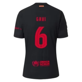 FC Barcelona Gavi 6 Uitshirt 2024-2025 Voetbaltenue