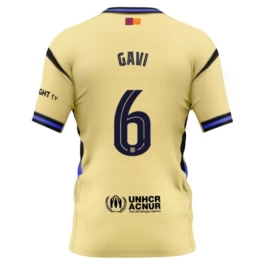 FC Barcelona Gavi 6 Uitshirt 2025-2026 Voetbaltenue