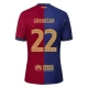 FC Barcelona Gündoğan 22 Thuisshirt 2024-2025 Voetbaltenue