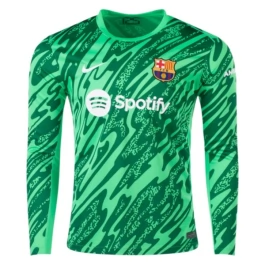 FC Barcelona Keeper Thuisshirt 2024-2025 L/S Voetbaltenue