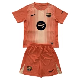 FC Barcelona Keeper Thuisshirt Kids Fourth 2025-2026 Voetbaltenue