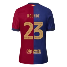 FC Barcelona Kounde 23 Thuisshirt 2024-2025 Voetbaltenue