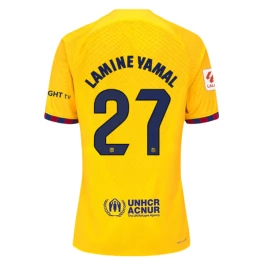 FC Barcelona Lamine Yamal 27 Thuisshirt Fourth 2023-2024 Voetbaltenue