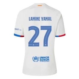 FC Barcelona Lamine Yamal 27 Uitshirt 2023-2024 Voetbaltenue