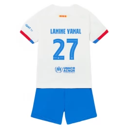 FC Barcelona Lamine Yamal 27 Uitshirt Kids 2023-2024 Voetbaltenue