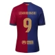 FC Barcelona Lewandowski 9 Thuisshirt 2024-2025 Voetbaltenue