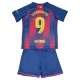 FC Barcelona Lewandowski 9 Thuisshirt Kids 2025-2026 Voetbaltenue