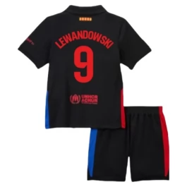 FC Barcelona Lewandowski 9 Uitshirt Kids 2024-2025 Voetbaltenue