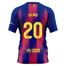 FC Barcelona Olmo 20 Thuisshirt 2025-2026 Voetbaltenue