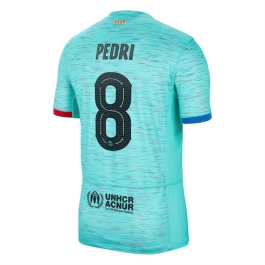 FC Barcelona Pedri 8 Third Shirt 2023-2024 Voetbaltenue