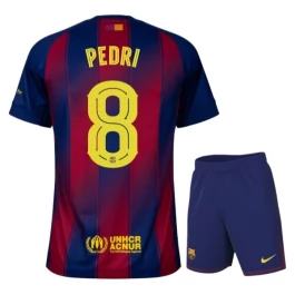 FC Barcelona Pedri 8 Thuisshirt Kids 2025-2026 Voetbaltenue