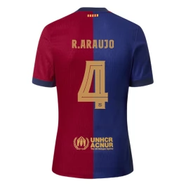 FC Barcelona R.Araujo 4 Thuisshirt 2024-2025 Voetbaltenue