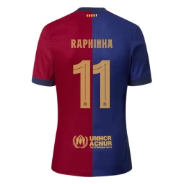 FC Barcelona Raphinha 11 Thuisshirt 2024-2025 Voetbaltenue