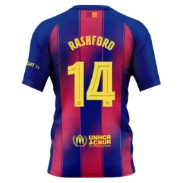 FC Barcelona Rashford 14 Thuisshirt 2025-2026 Voetbaltenue