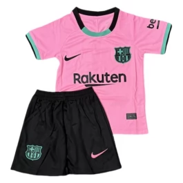 FC Barcelona Third Shirt Kids Retro 2020-21 Voetbaltenue
