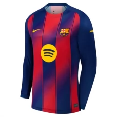 FC Barcelona Thuisshirt 2025-2026 L/S Voetbaltenue