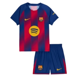 FC Barcelona Thuisshirt Kids 2025-2026 Voetbaltenue