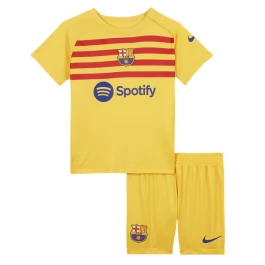 FC Barcelona Thuisshirt Kids Fourth 2023-2024 Voetbaltenue