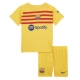 FC Barcelona Thuisshirt Kids Fourth 2023-2024 Voetbaltenue