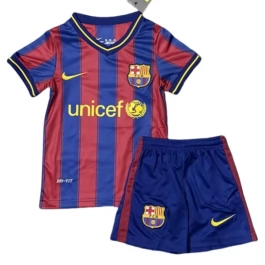FC Barcelona Thuisshirt Kids Retro 2009-2010 Voetbaltenue