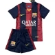 FC Barcelona Thuisshirt Kids Retro 2014-2015 Voetbaltenue