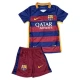 FC Barcelona Thuisshirt Kids Retro 2015-2016 Voetbaltenue