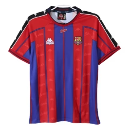 FC Barcelona Thuisshirt Retro 1997-1998 Voetbaltenue