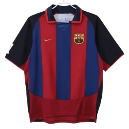 FC Barcelona Thuisshirt Retro 2003-2004 Voetbaltenue