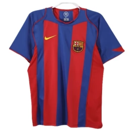FC Barcelona Thuisshirt Retro 2004-2005 Voetbaltenue