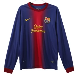 FC Barcelona Thuisshirt Retro 2012-2013 L/S Voetbaltenue