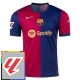 FC Barcelona Thuisshirt With La Liga Patch 2024-2025 Voetbaltenue