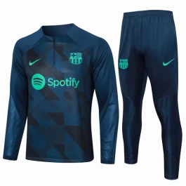 FC Barcelona Trainingspakken 2023-24 - 1-4 Zip Blauw