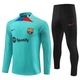 FC Barcelona Trainingspakken 2023-24 - 1-4 Zip Blauw Zwart