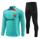 FC Barcelona Trainingspakken 2023-24 - 1-4 Zip Blauw Zwart