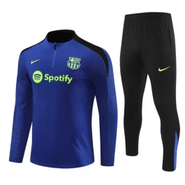 FC Barcelona Trainingspakken 2024-25 - 1-4 Zip Blauw
