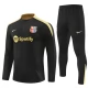 FC Barcelona Trainingspakken 2024-25 - 1-4 Zip Zwart Gold