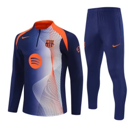 FC Barcelona Trainingssweaterpak 2025-26 - 1-4 Zip Blauw