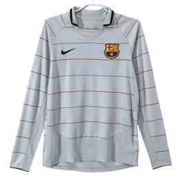 FC Barcelona Uitshirt Retro 2003-2004 L/S Voetbaltenue