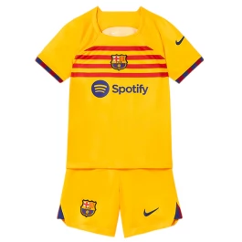 FC Barcelona Voetbaltenue 2022-2023 Fourth Thuisshirt Kids